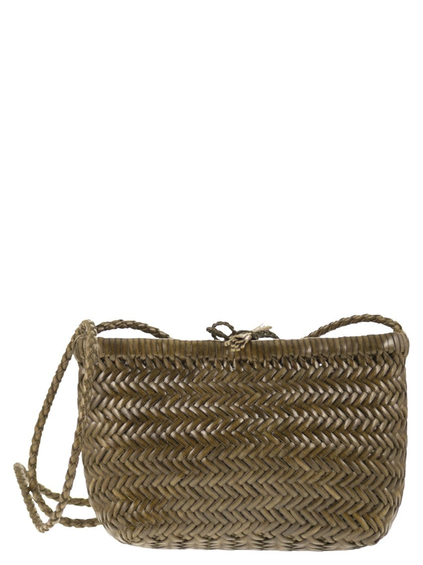 Dragon Minsu - Mini Woven Leather Bag