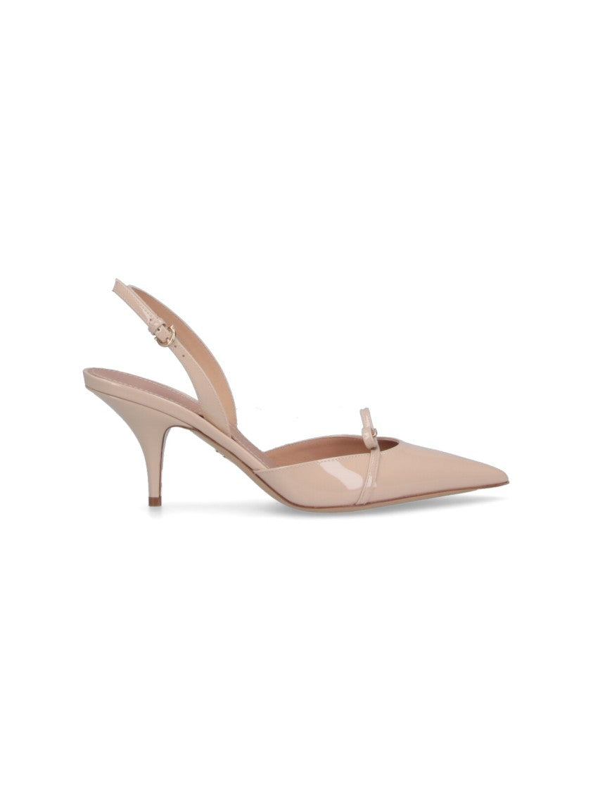 Ferragamo Slingback Pumps With Bow – Pink