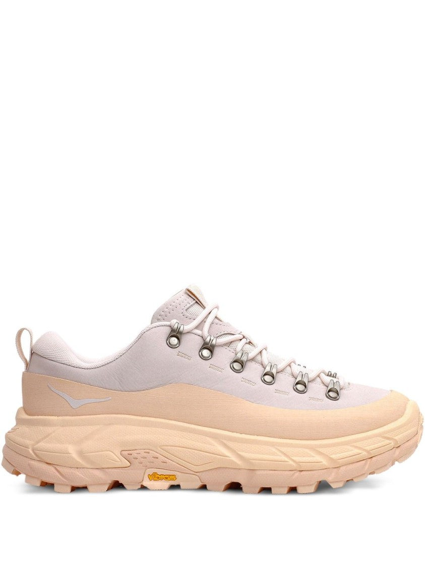 Hoka Chunky Platform Sneakers With Textured Sole And Rugged Aesthetics