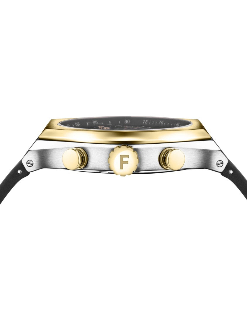 Ferragamo Tonneau 42Mm Chronograph Watch