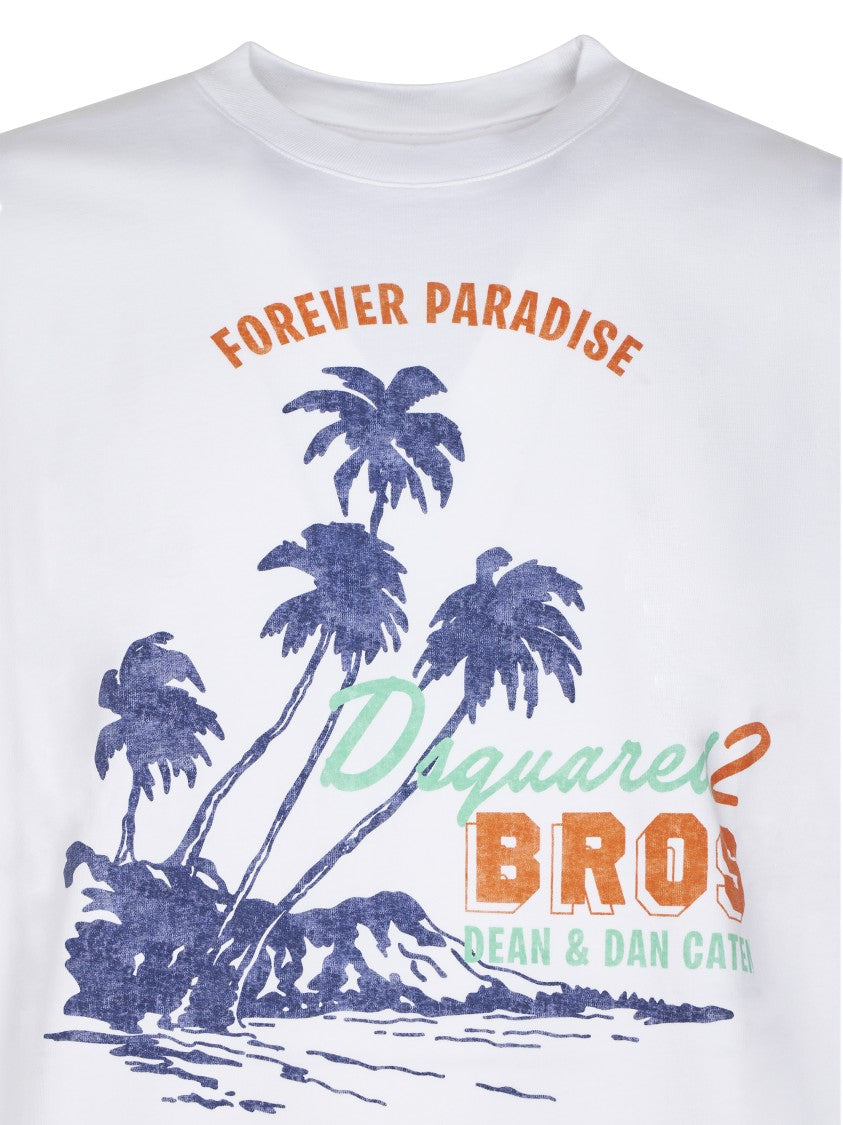 Dsquared2 Vintage Graphic Print Short-Sleeve T-Shirt