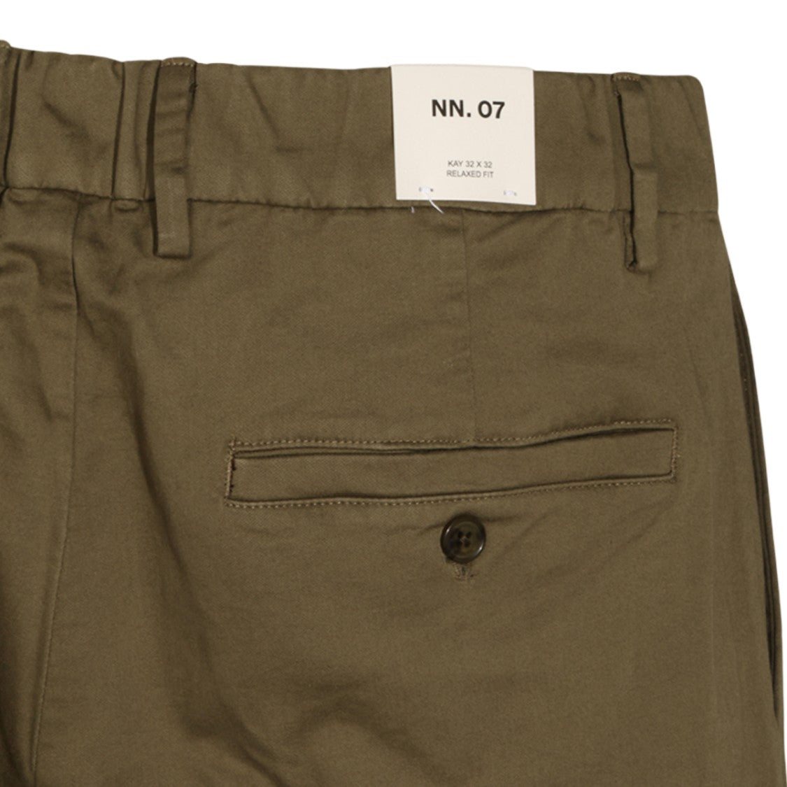 Nn.07 Relaxed Fit Straight Leg Trousers With Front Pleats