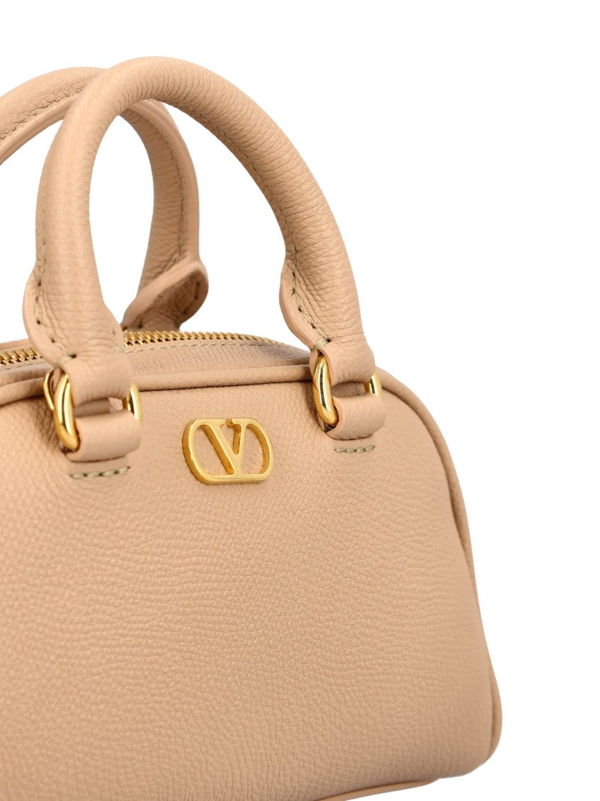 Valentino Mini Bag Elongated Gold-Accent Mini Bag