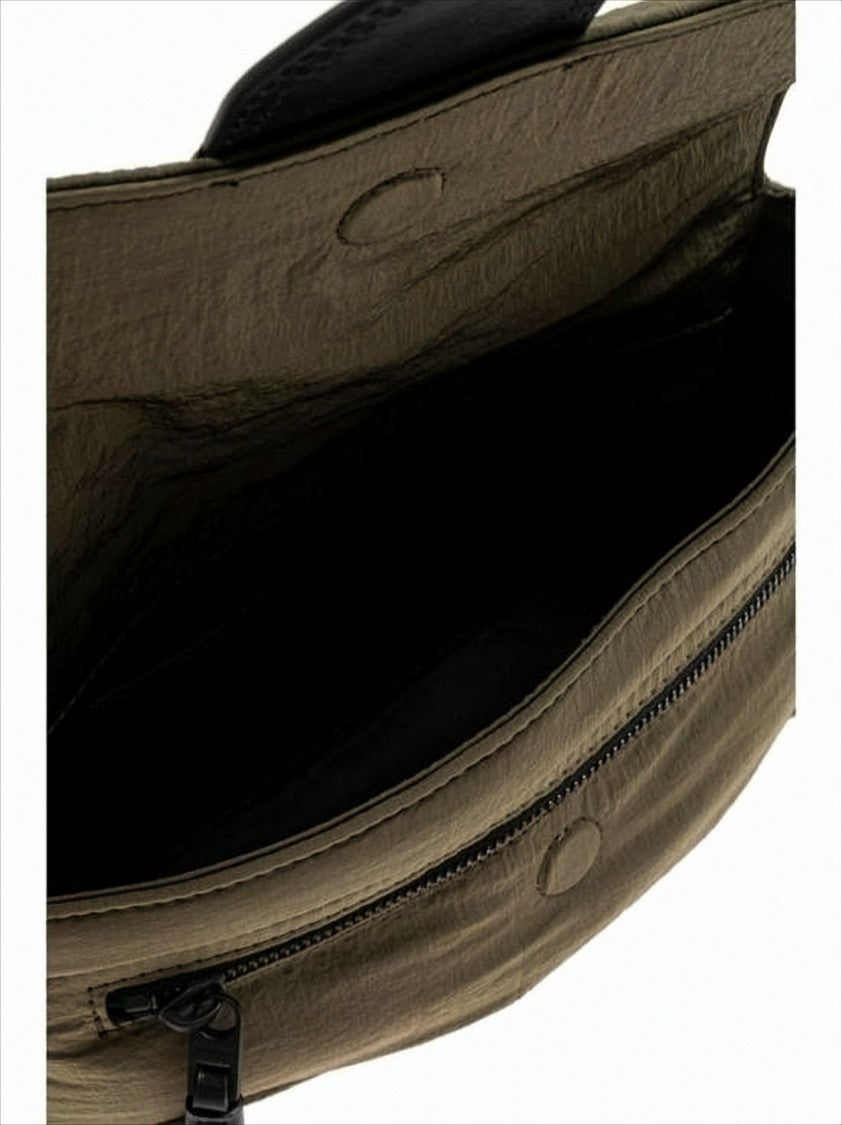 Jacquemus Textured Polyamide Belt Bag With Leather Flap Closure