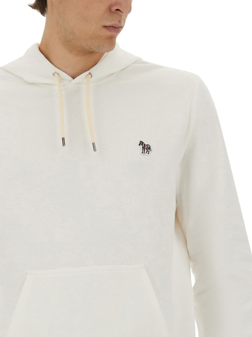 Ps Paul Smith Classic White Organic Cotton Hoodie