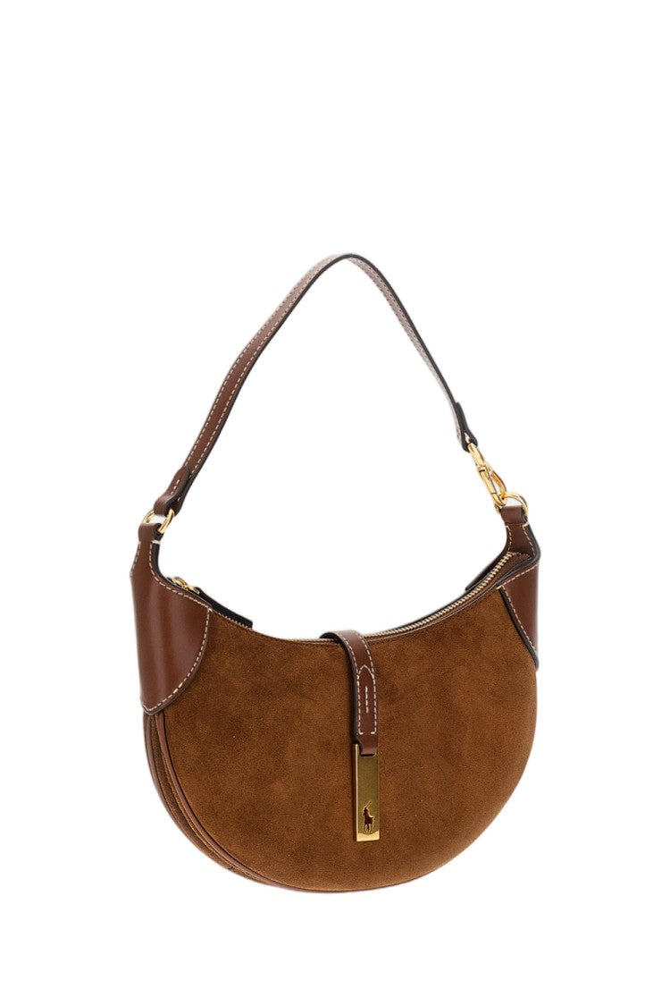 Polo Ralph Lauren Brown Leather Small Shoulder Bag