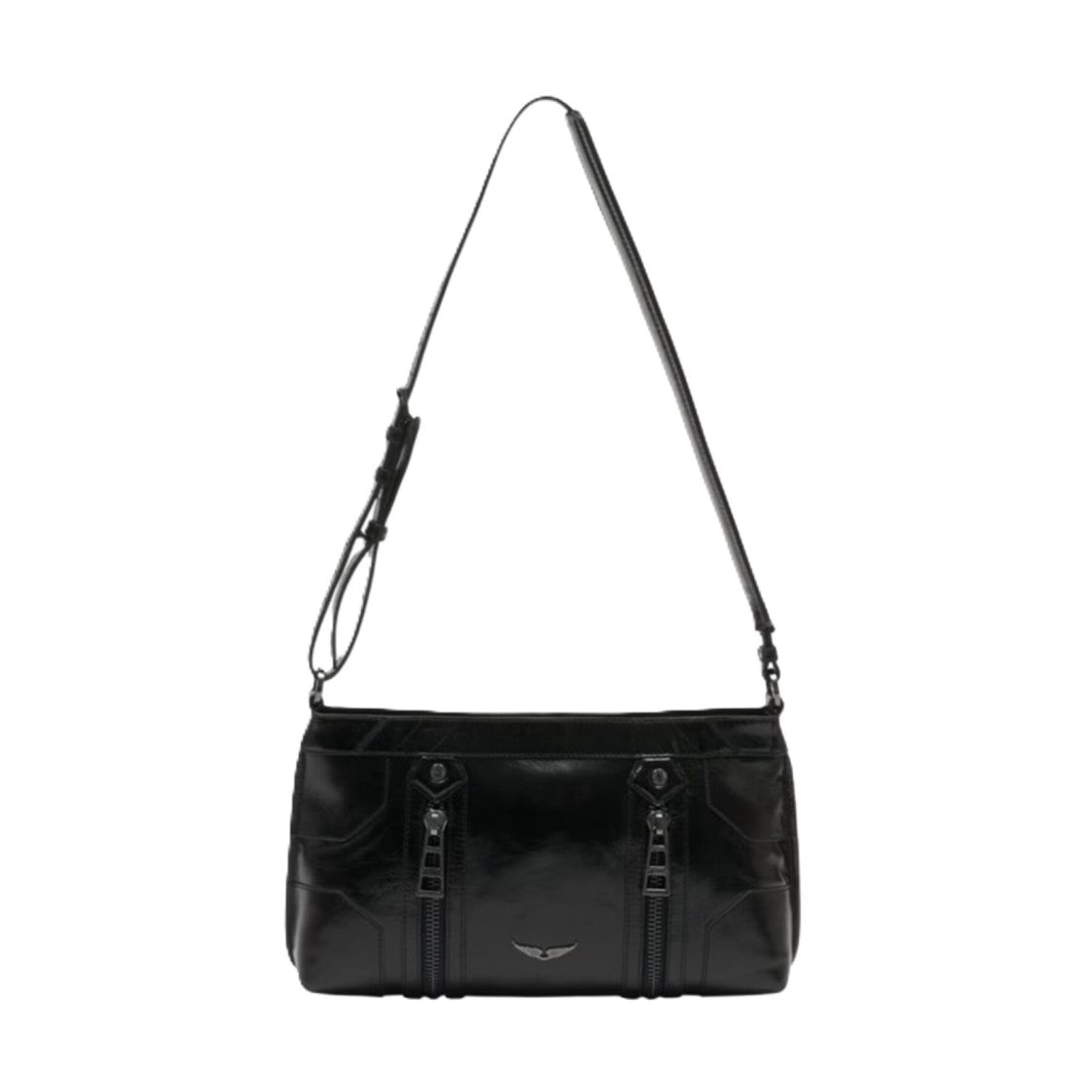 Zadig & Voltaire Sunny Moody Vintage Patent Shoulder Bag