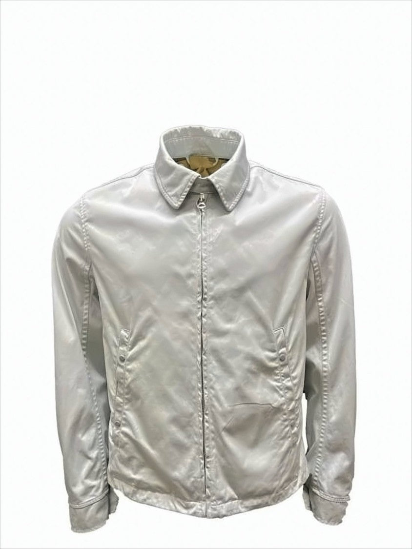 Ten C Front-Zipper Jacket With Classic Collar