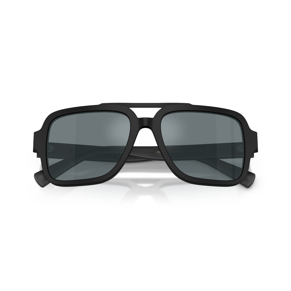 Dolce & Gabbana Black 0Dg4544 Square Double Bridge Sunglasses