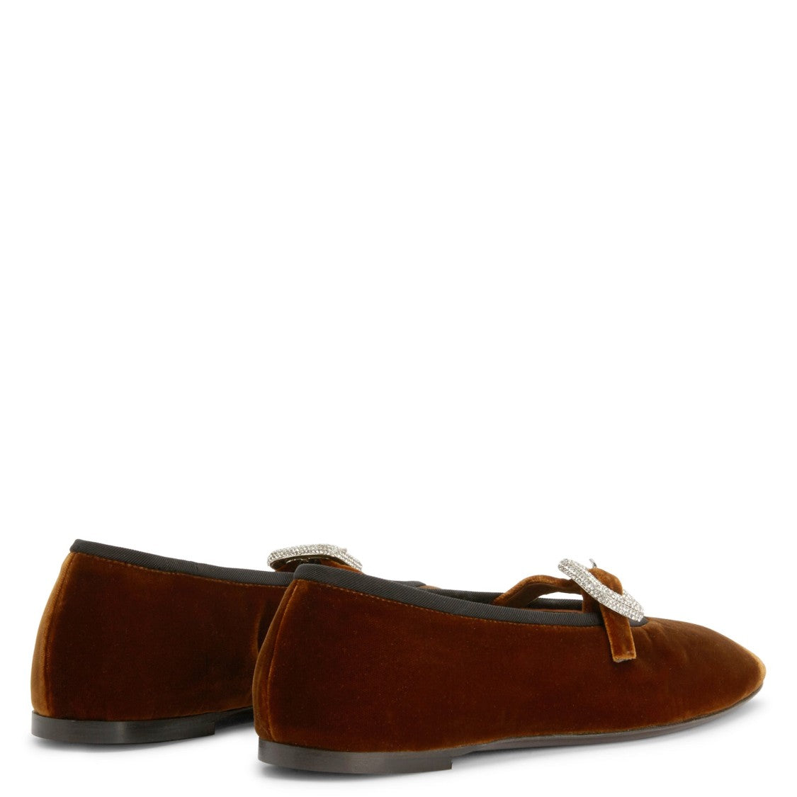 Giuseppe Zanotti Georgia Buckle Ballerinas