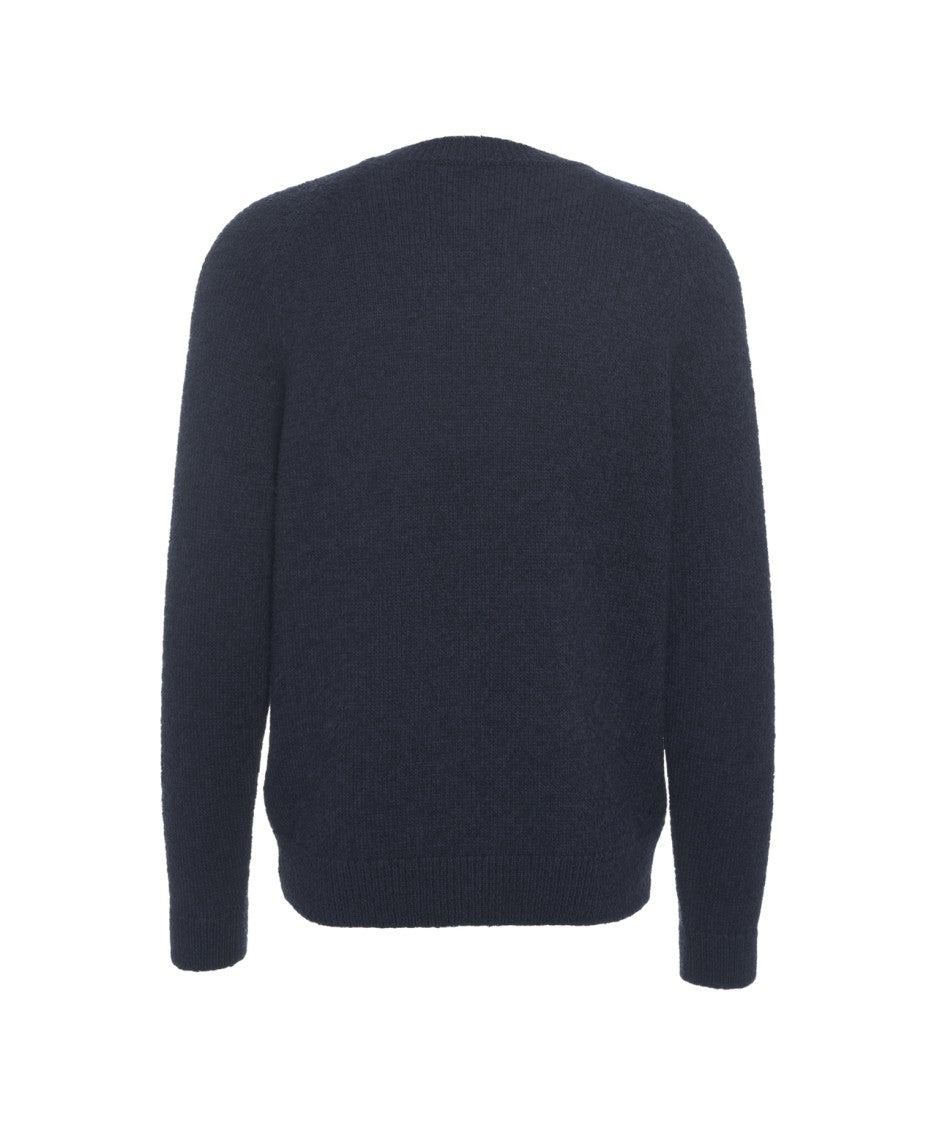 Closed Classic Round Neck Pullover In Soft Wool-Blend