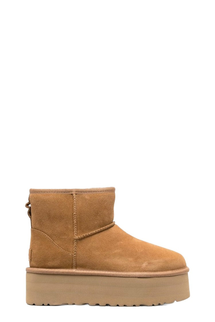 Ugg Beige Suede Pull-Tab Boot