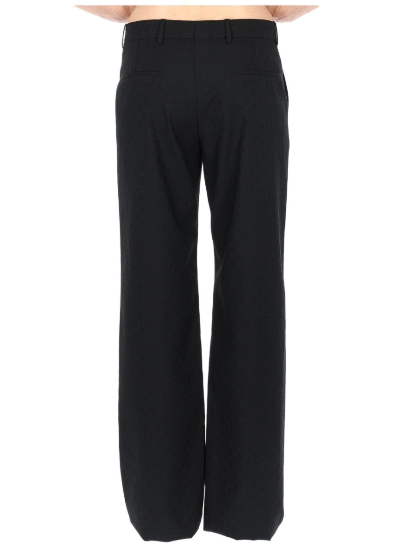 Gucci Straight-Leg Tailoring Pants With Clean Minimalist Design