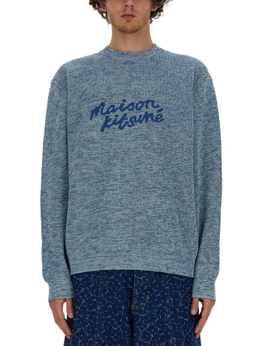 Maison Kitsuné Textured Knit Jersey