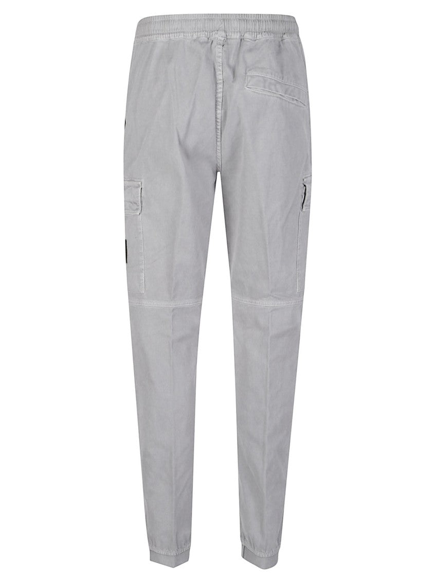Stone Island Tapered Cargo Elastic Waist Cotton Pants
