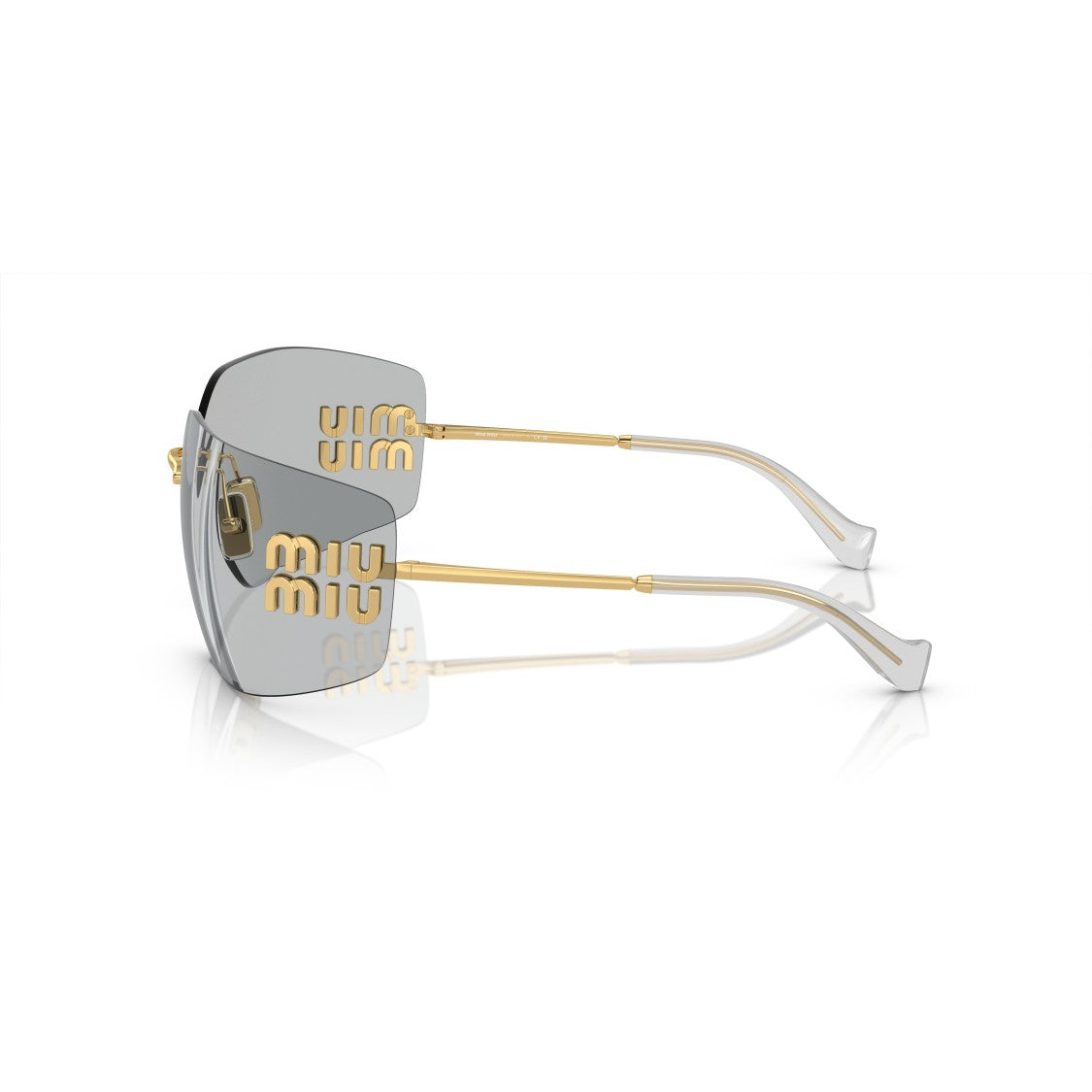 Miu Miu 0Mu 54Ys Rimless Square Sunglasses