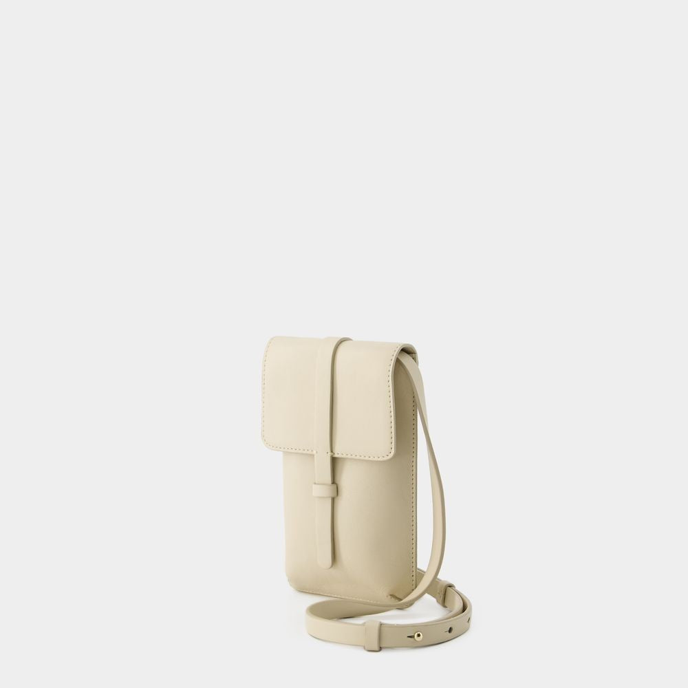 Ines De La Fressange Leonore Crossbody - Leather - Light Sand