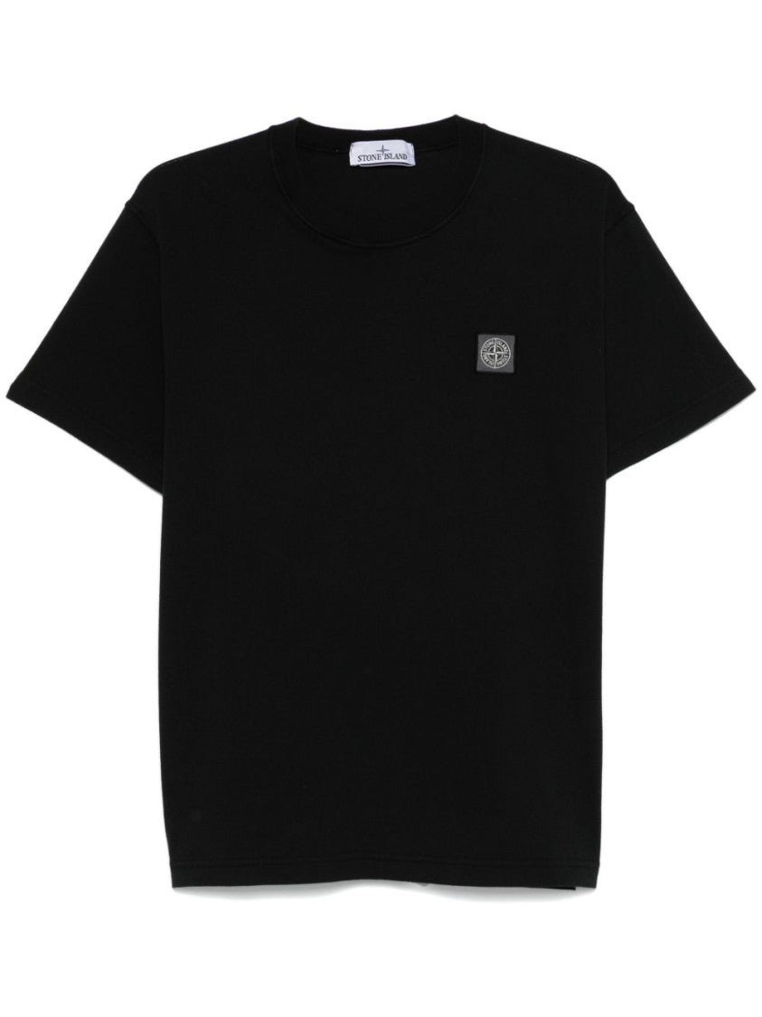 Stone Island Black Short-Sleeved T-Shirt