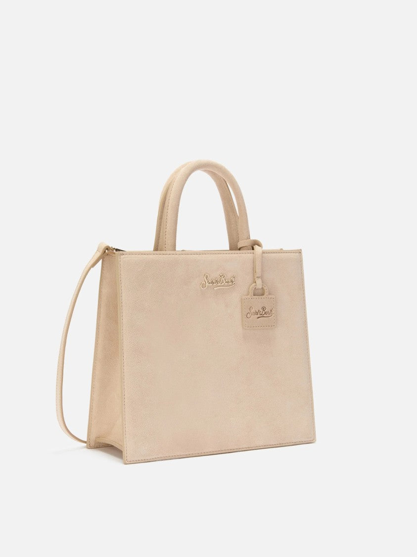 Mc2 Saint Barth Midi Structured Bag In Smooth Cow Leather