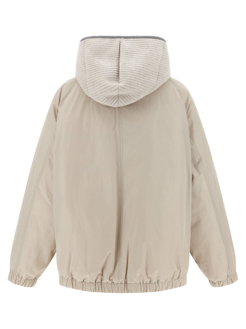 Brunello Cucinelli Technical Fabric Hooded Down Jacket
