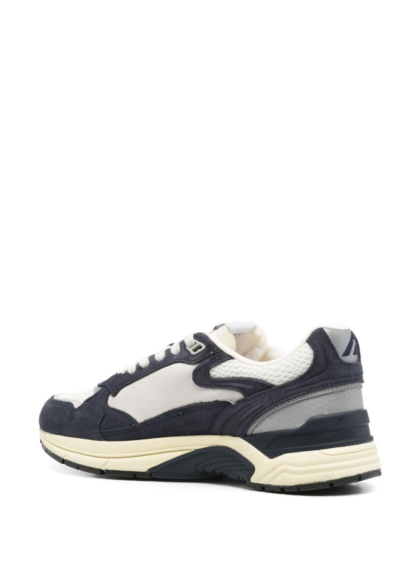 Autry Multicolour Blue Flat Sole Round Sneakers