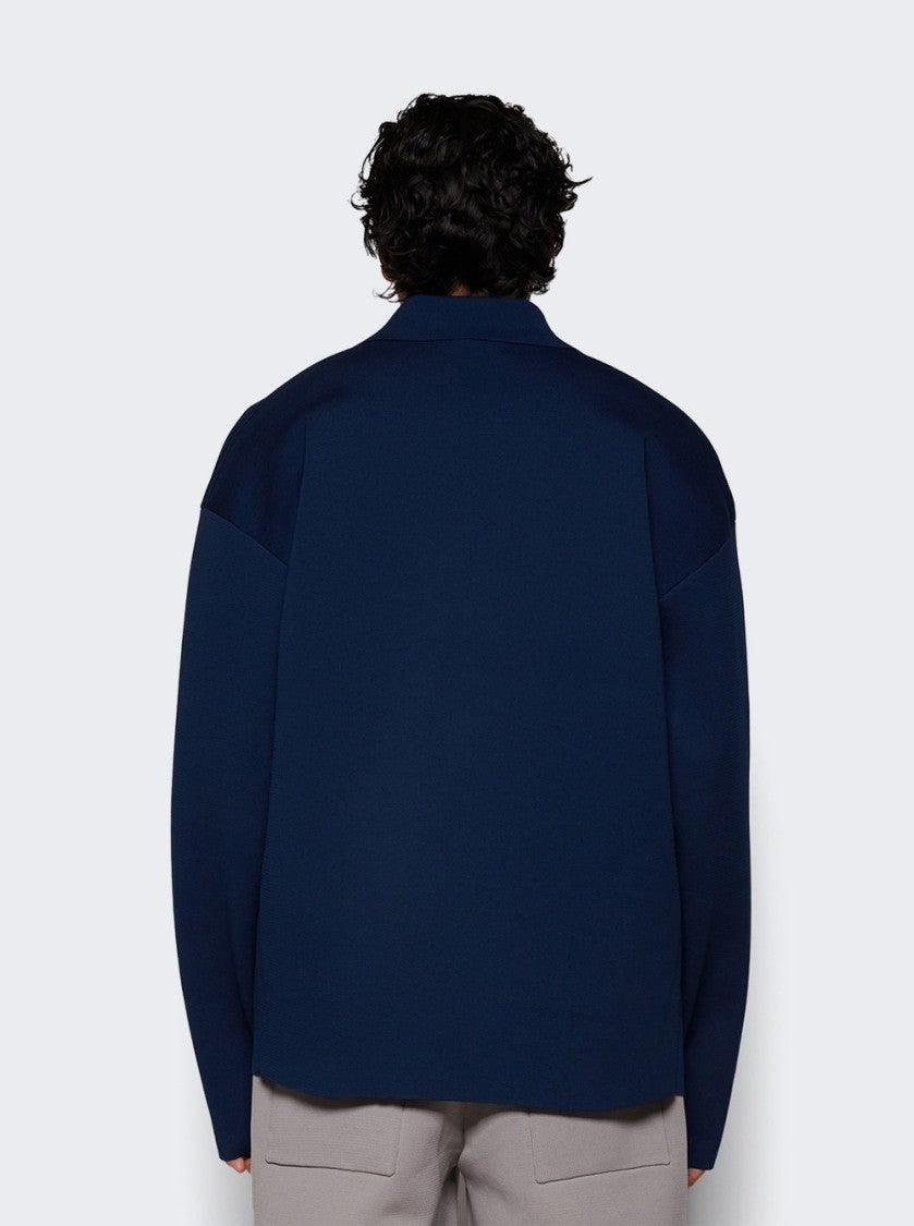 Maison Mihara Yasuhiro Milan Rib Jacket Navy