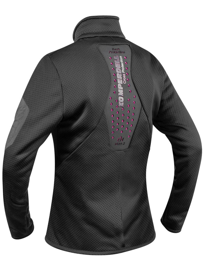 Komperdell Grey Full Zip Technical Technical Sweater
