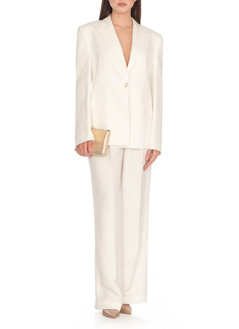 Pinko Viscose And Linen Blazer