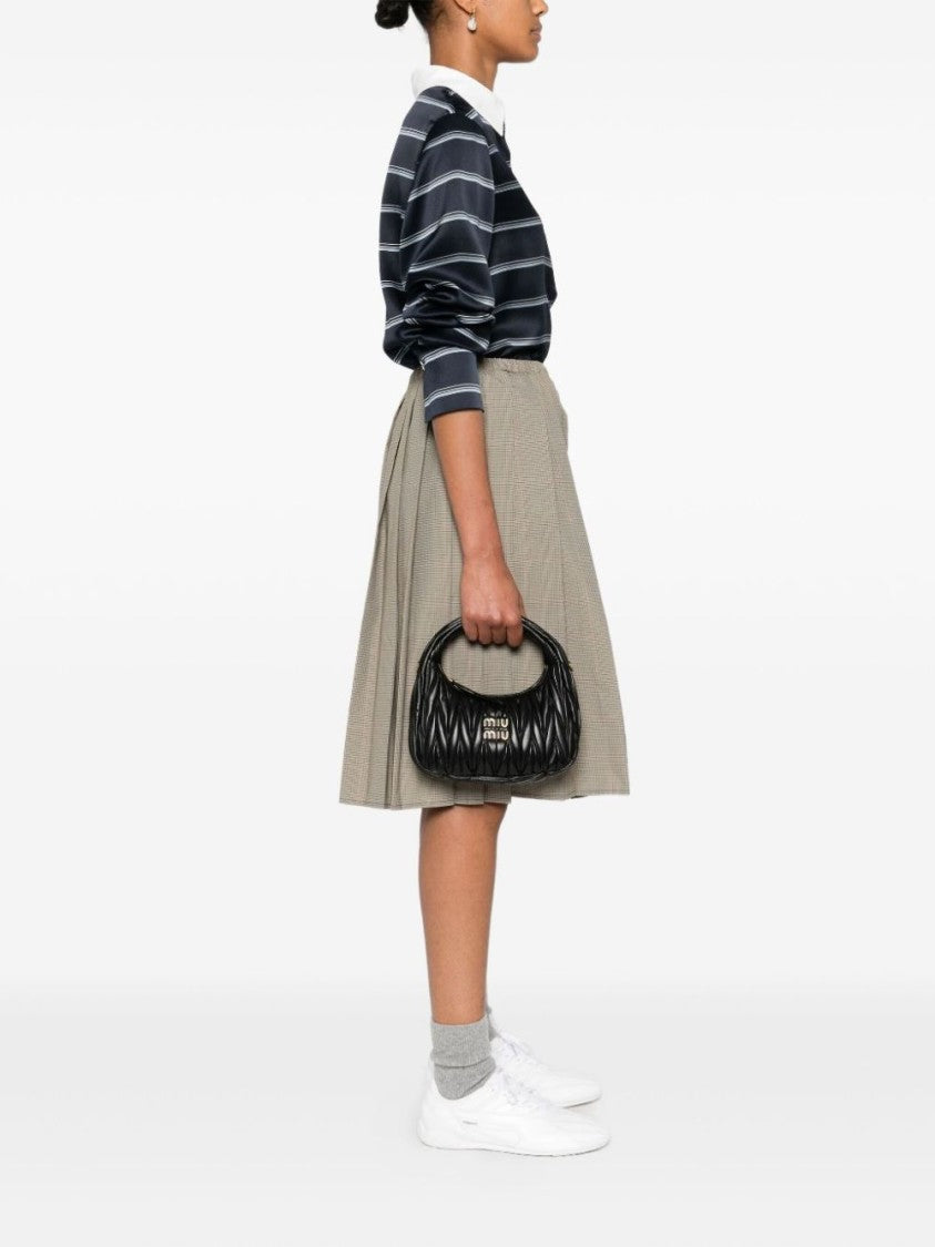 Miu Miu Wander Matelassé Nappa Leather Hobo Bag
