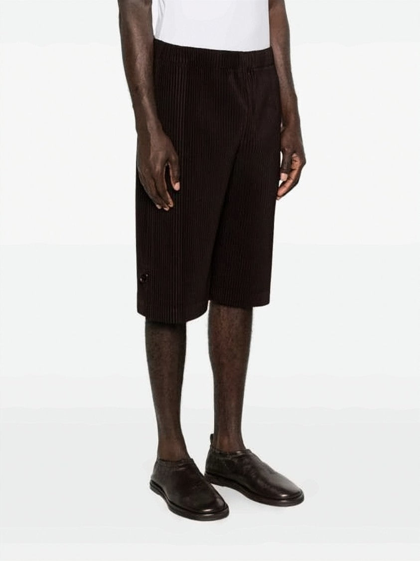 Homme Plissé Issey Miyake Pleated Relaxed-Fit Polyester Shorts