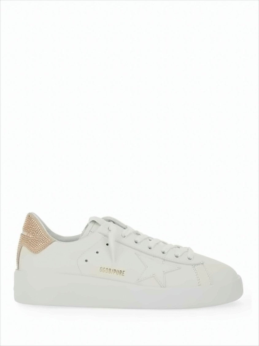 Golden Goose Smooth Leather Low-Top Sneakers With Tonal Star Accents