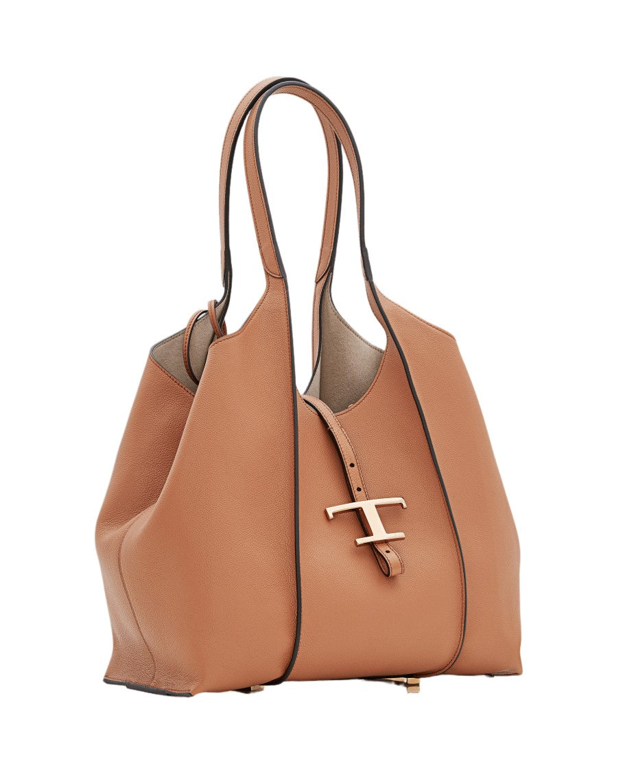Tod's Brown Small Leather Tote Bag
