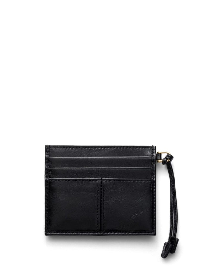 Prada Black Rectangular Calf Leather Wallet