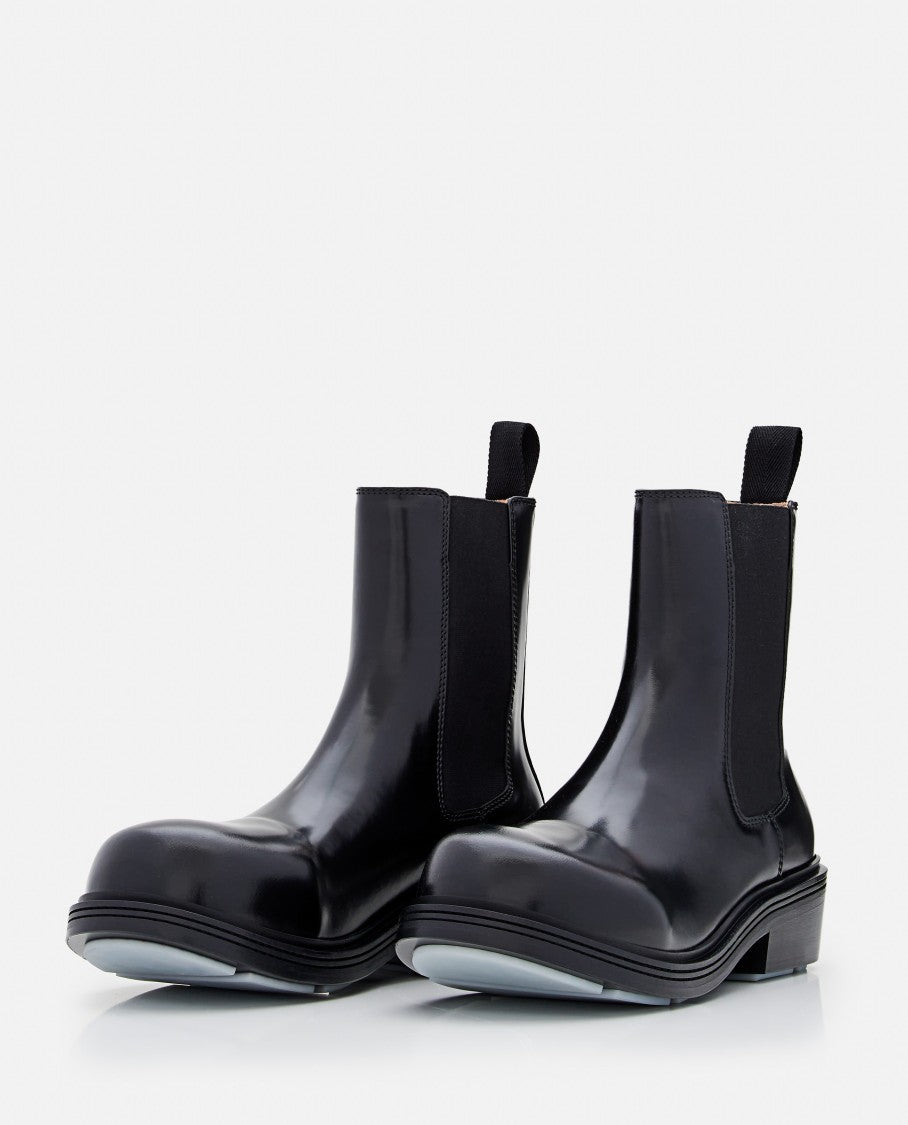 Bottega Veneta POLISHED LEATHER ANKLE BOOT