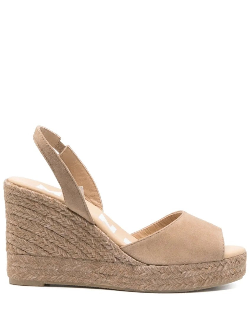 Manebi Earthy Hamptons Jute Slingback Sandals
