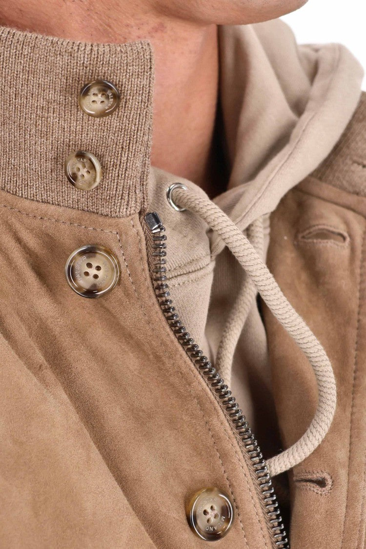 Valstar Suede Ino Jacket Padded With Fine Down