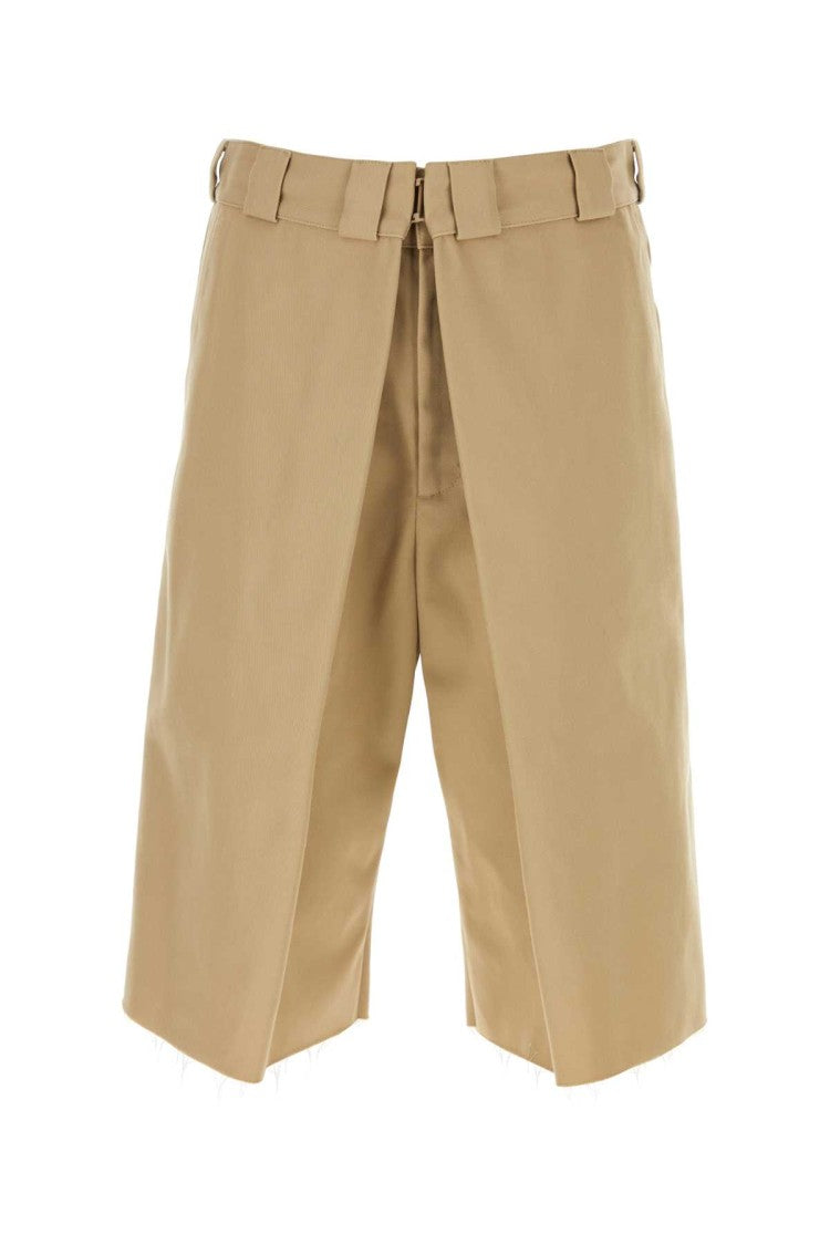 Givenchy Cappuccino Polyester Blend Bermuda Shorts
