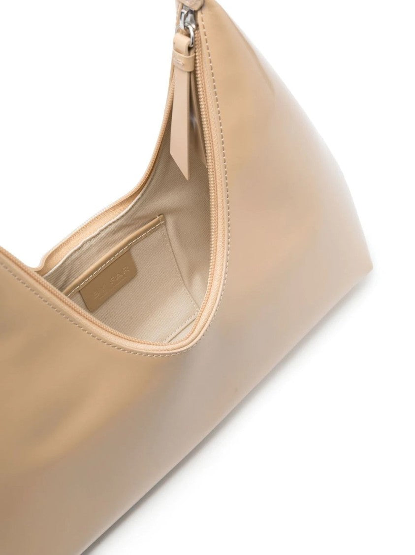 By Far Amber Kraft Leather Handbag