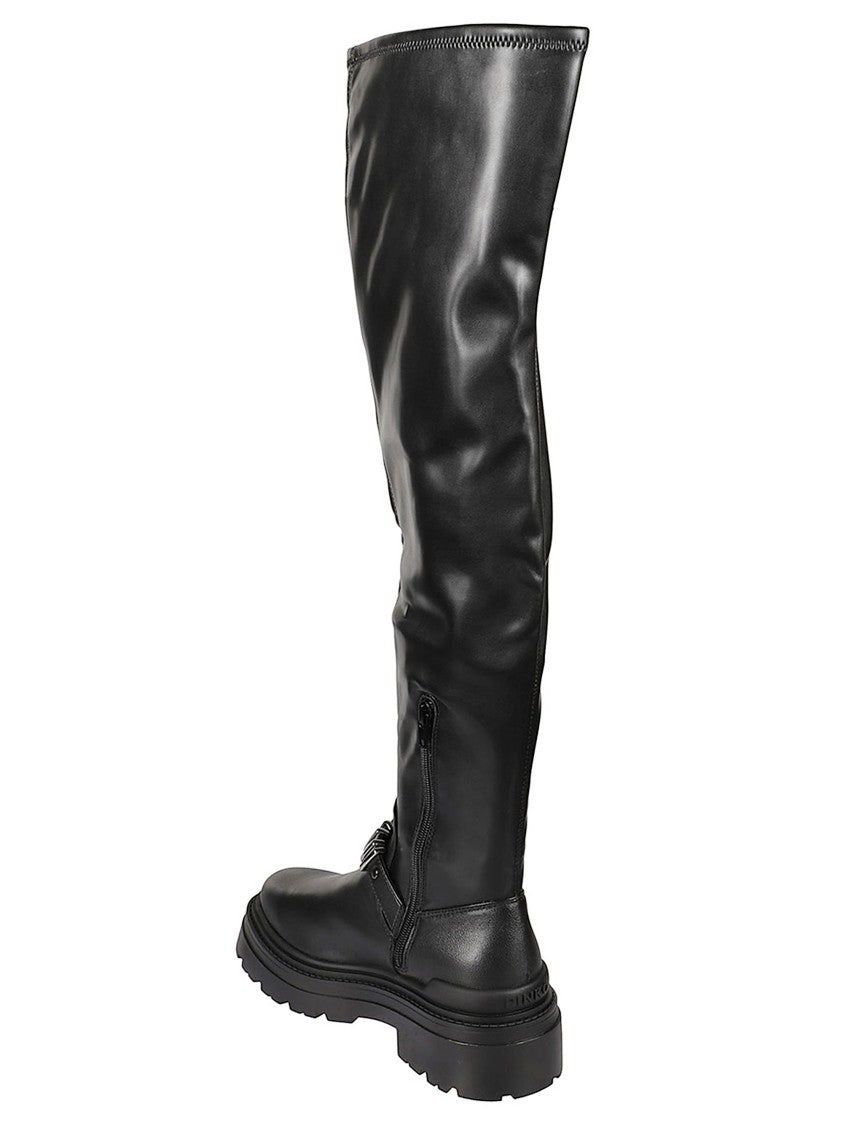 Pinko Boots With Buckle