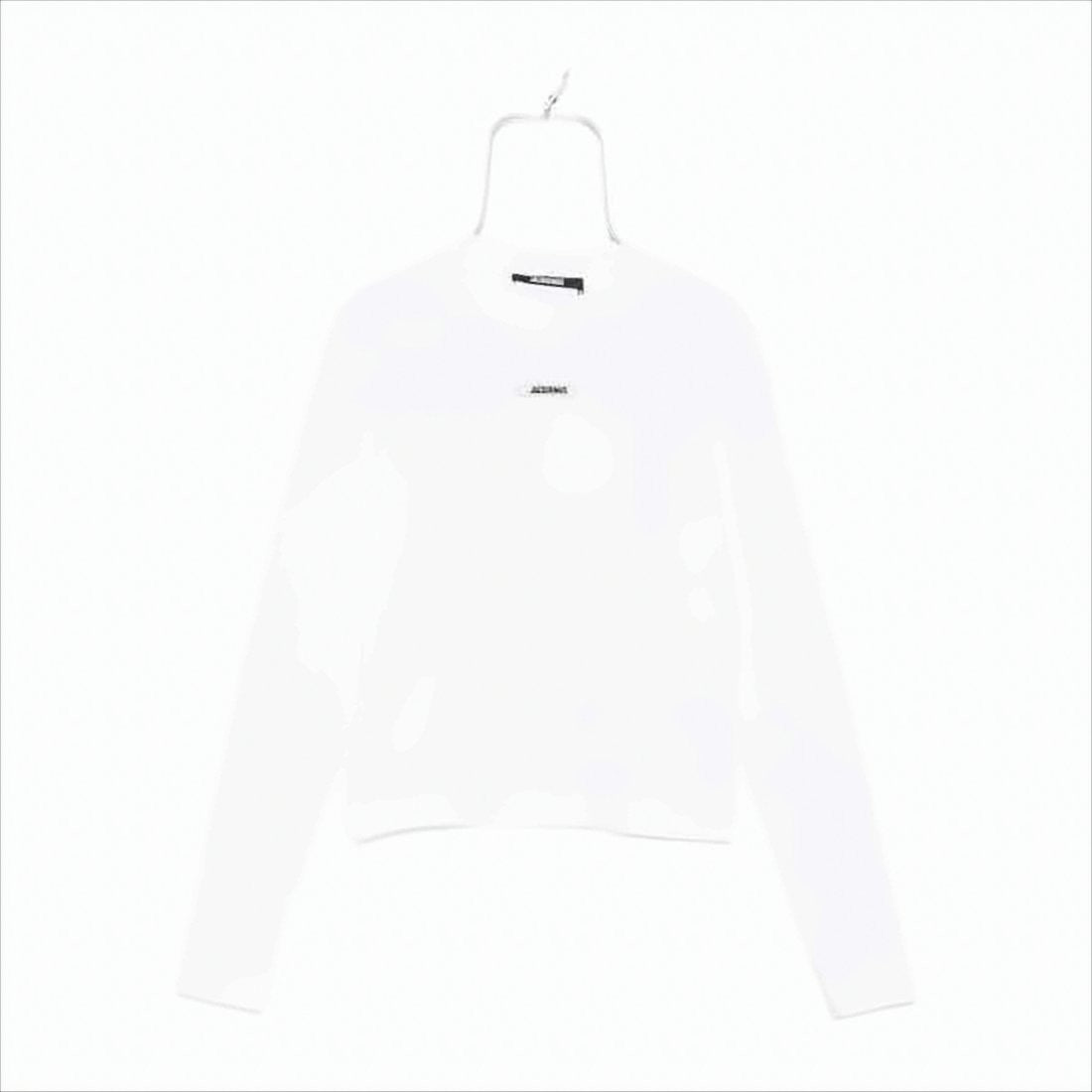 Jacquemus Fitted Long-Sleeve Top With High Neckline