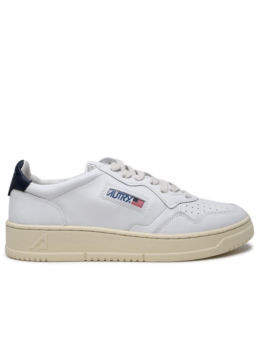 Autry Perforated Toe Sneakers With Logoed Flap