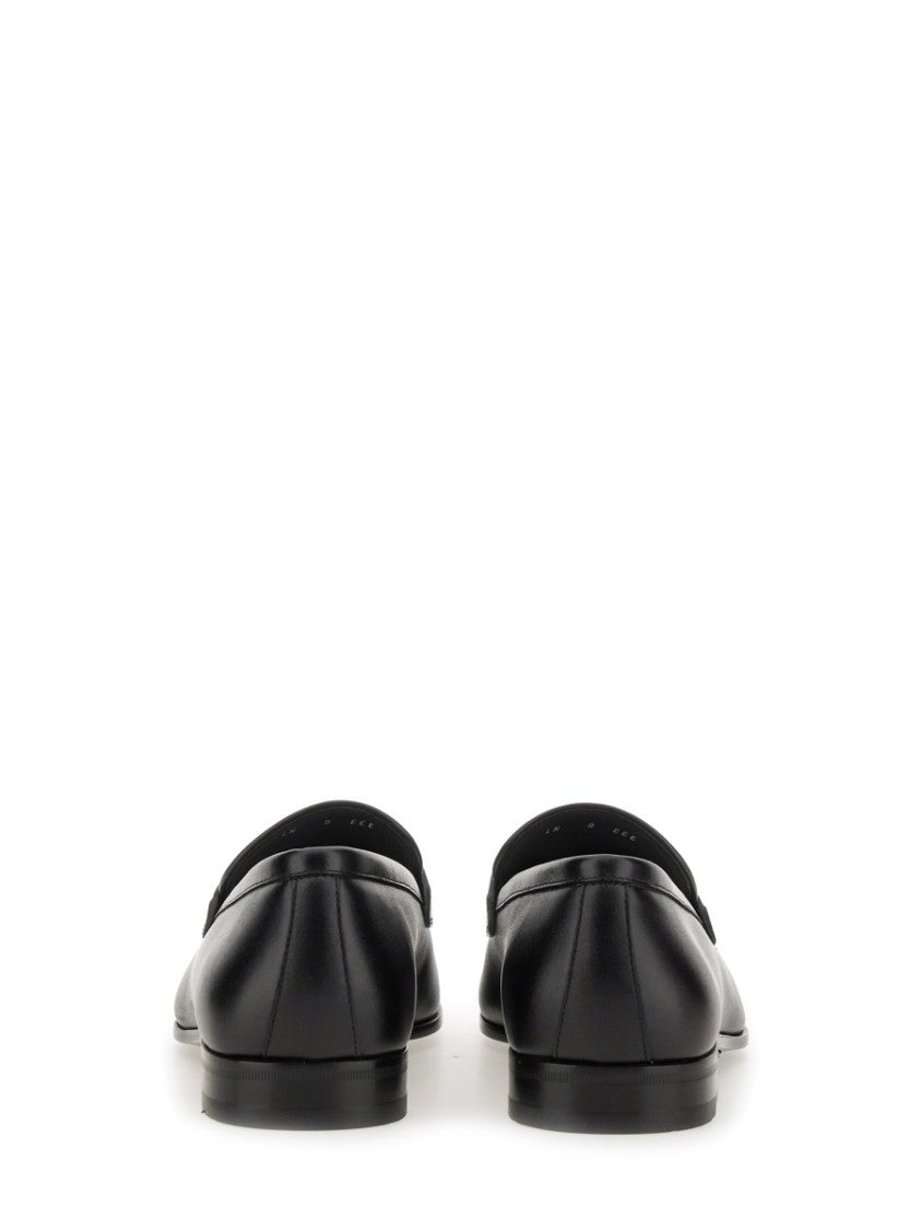 Ferragamo Moccasin Gancini With Distinctive Metal Detail