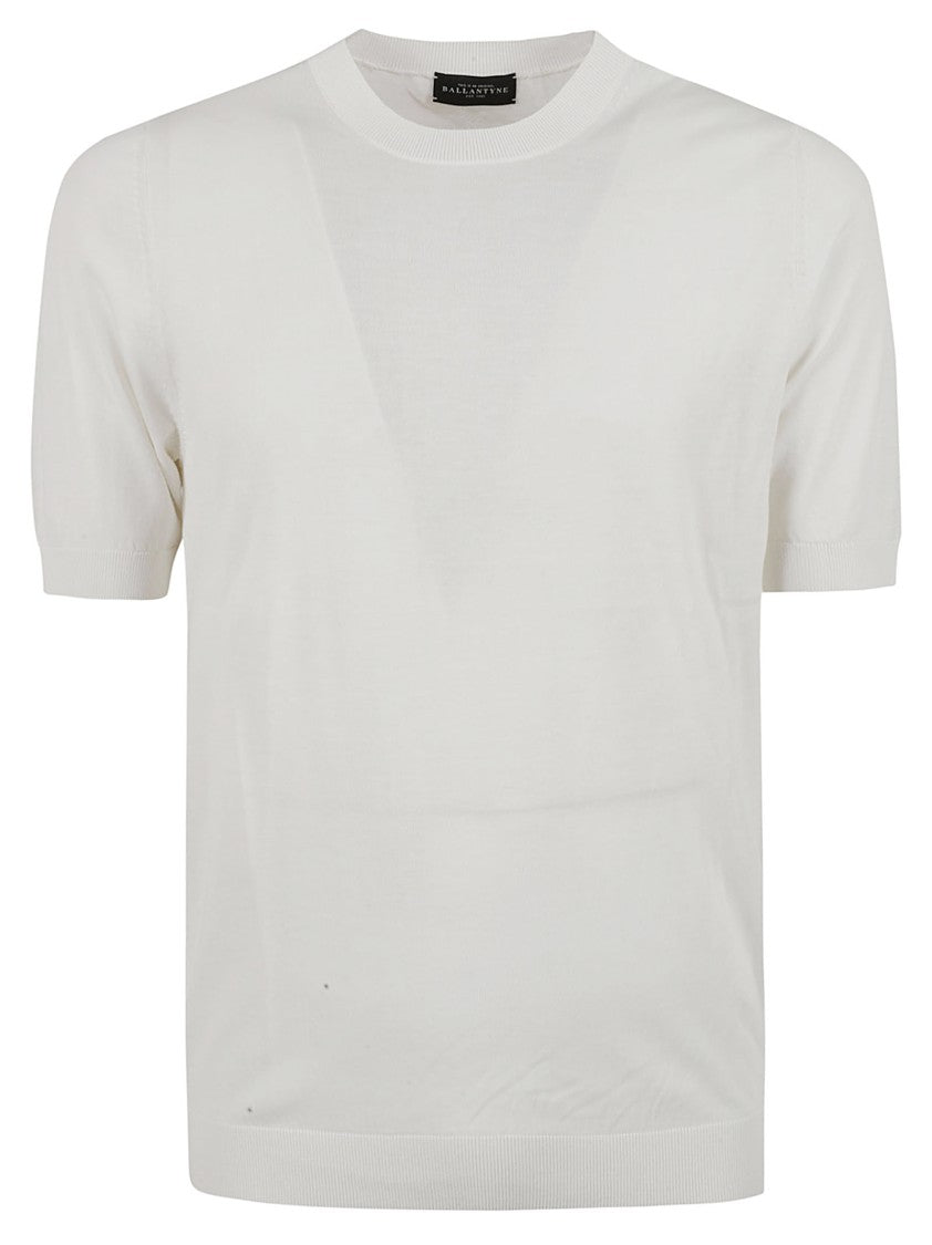 Ballantyne Fitted White Top