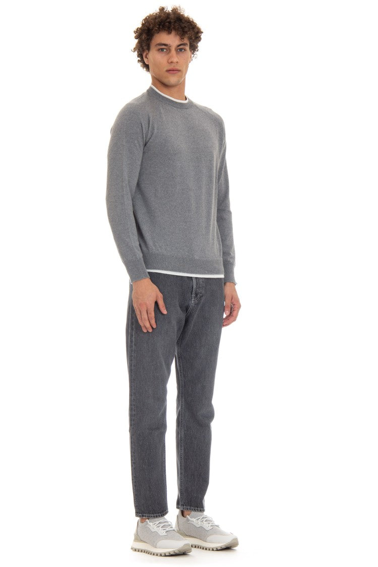 Eleventy Wool Crewneck Sweater