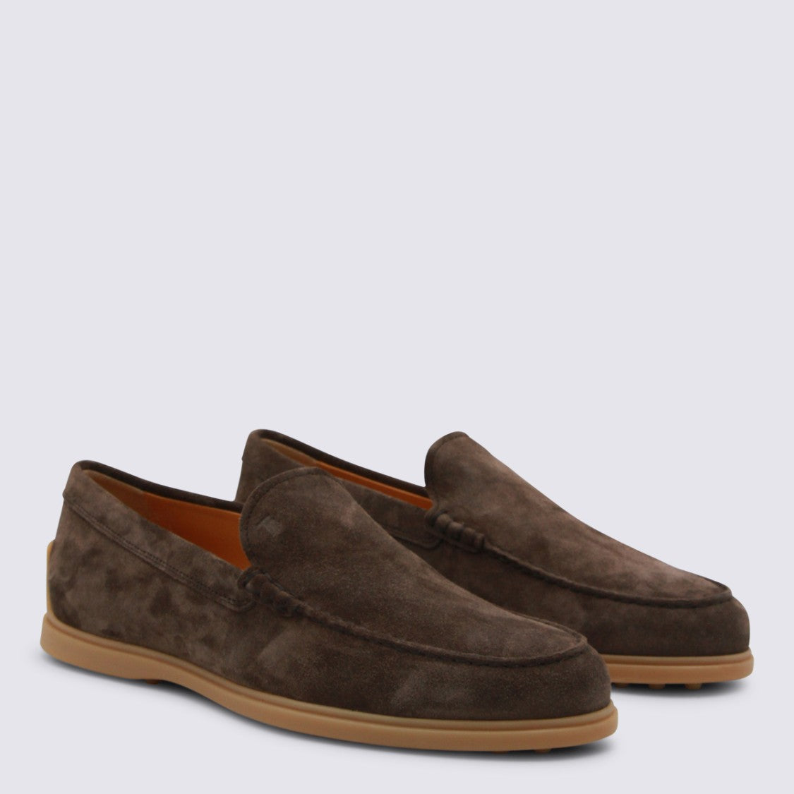 Tod's Dark Brown Leather Loafers