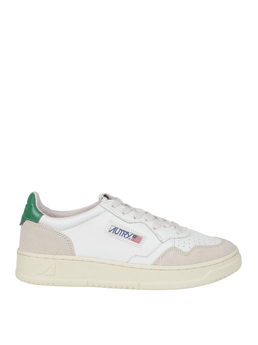Autry Low-Top Sneakers With Suede Overlays And Padded Collar