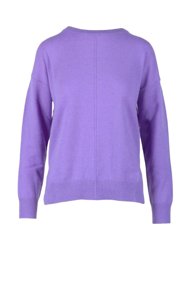 N.O.W. Andrea Rosati Cashmere Sweater - Purple
