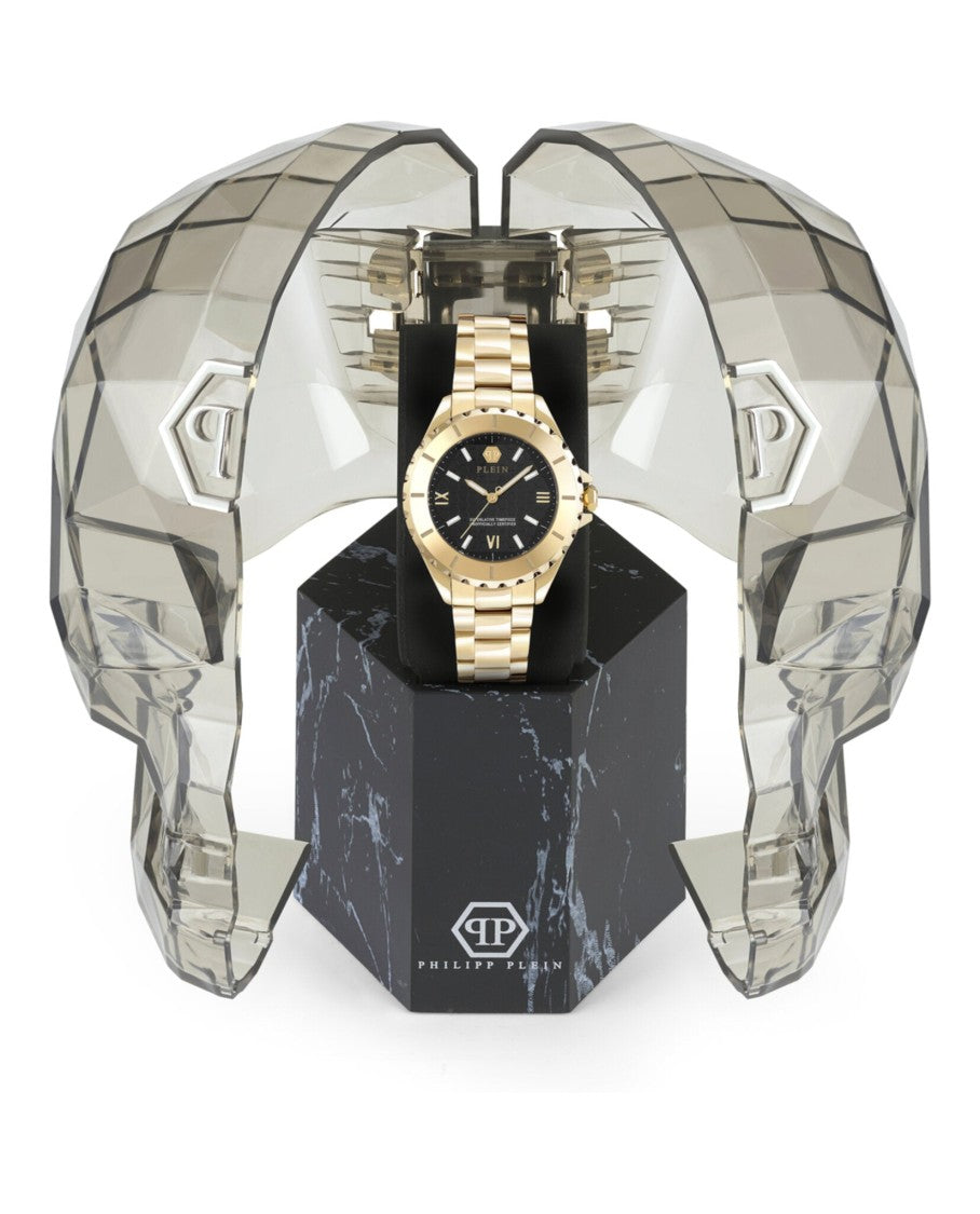 Philipp Plein Plein Heaven Bracelet Watch With Black Guilloche Dial