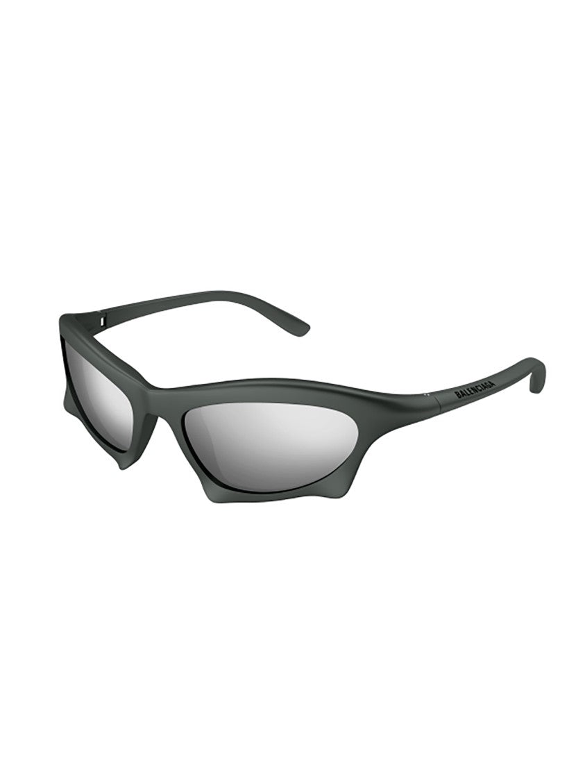 Balenciaga Grey Bb0229s Oversized Acetate Sunglasses