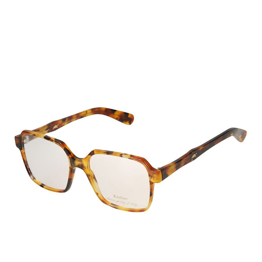 Kador Lisa Bold Square Tortoiseshell Eyeglasses With Rounded Edges